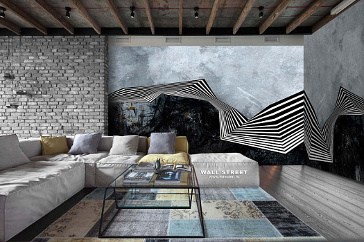 Фотообои в интерьере артикул podLOFT 25, podLOFT, Wall street Фотообои в интерьере артикул podLOFT 25, podLOFT, Wall street