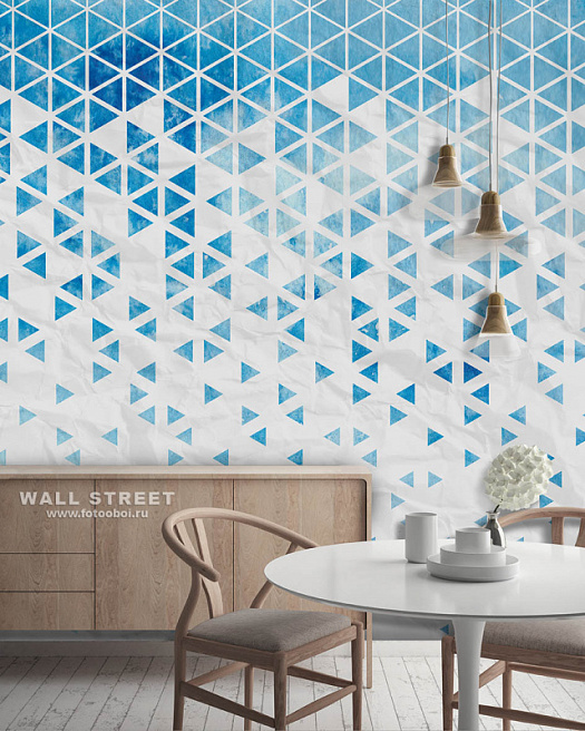 Фотообои в интерьере артикул Geometry 23, ГЕОМЕТРИЯ / GEOMETRY, Wall street