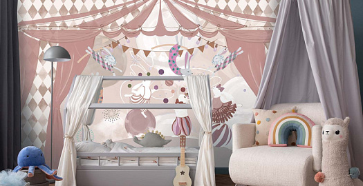 Фотообои в интерьере артикул CIRCUS 7 30857, CIRCUS, Wall street