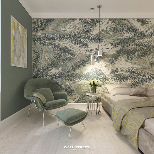 Фотообои в интерьере артикул Forest 7, ЛЕС / FOREST, Wall street